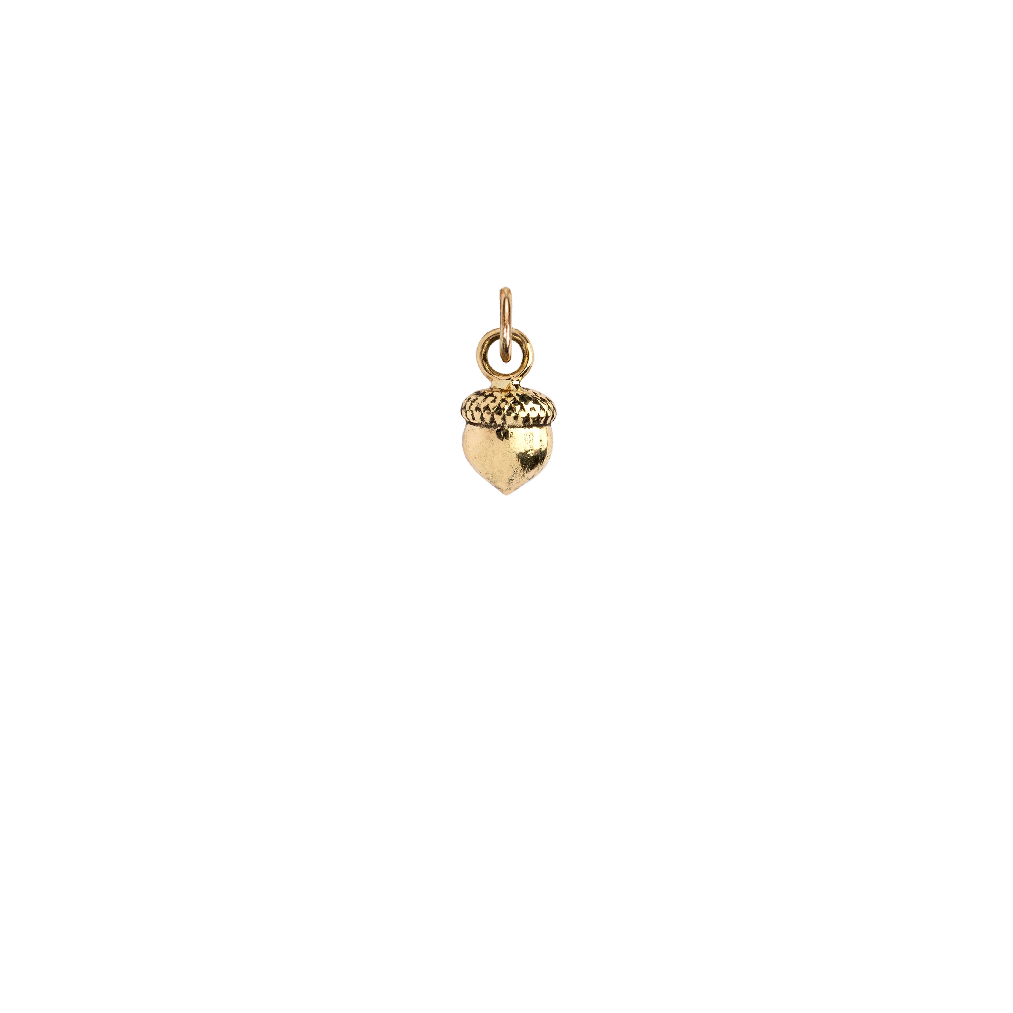 Acorn 14K Gold Symbol Charm - Image 6