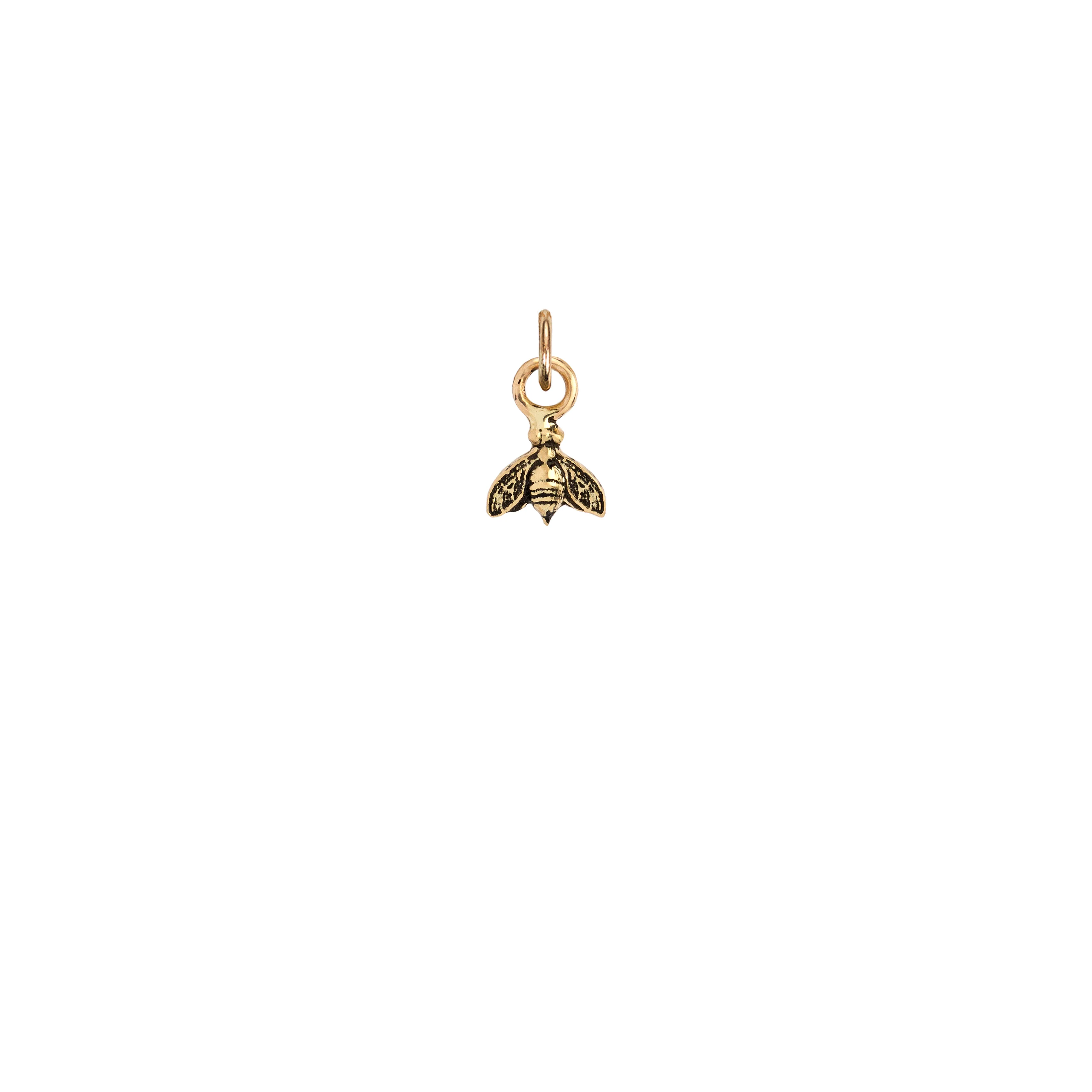 Bee 14K Gold Symbol Charm - Image 6