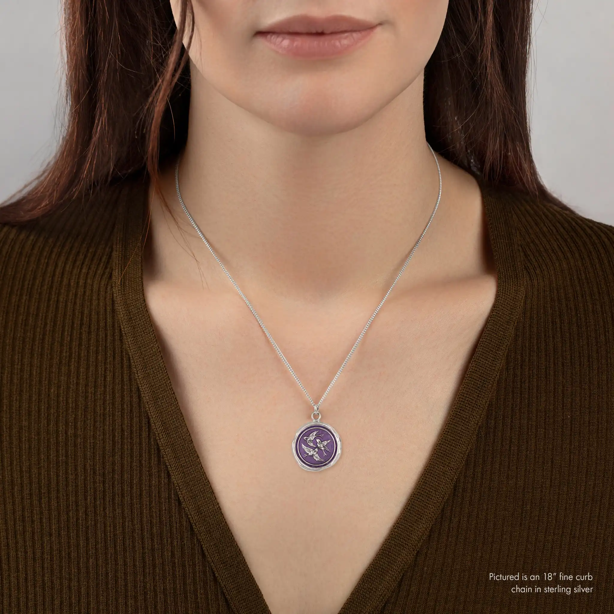Birds of a Feather Talisman - Mystic Violet - Image 3
