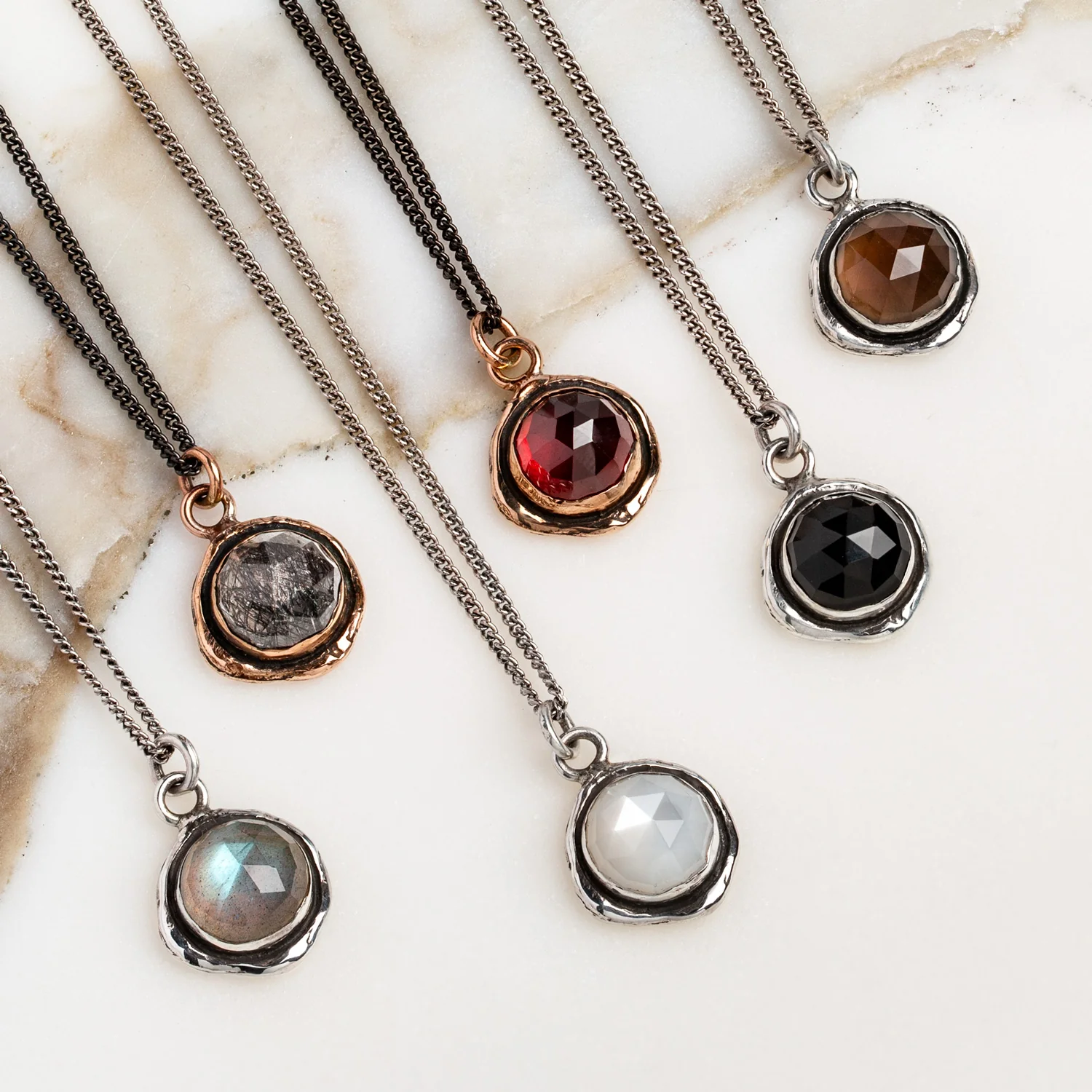 Black Onyx Faceted Stone Talisman - Image 4