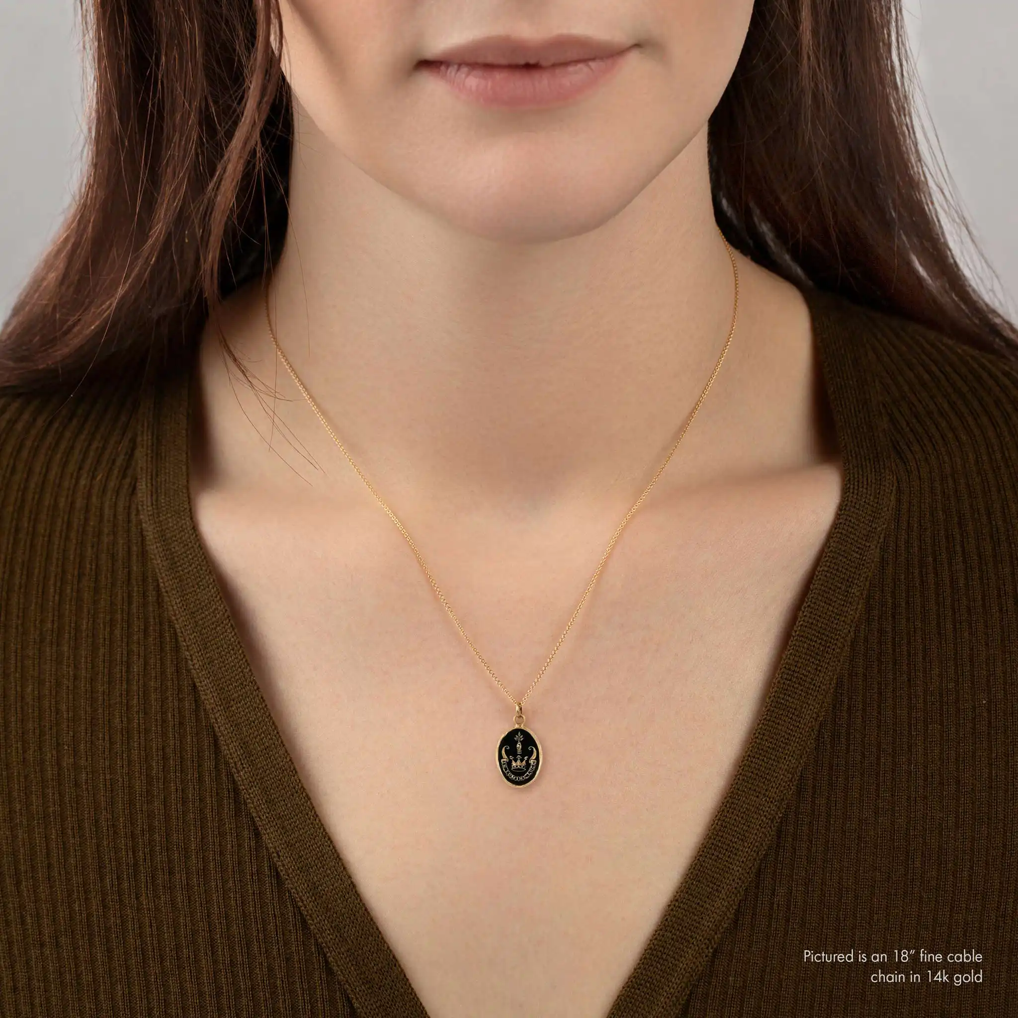 Inspiration 14K Gold Talisman - Image 4