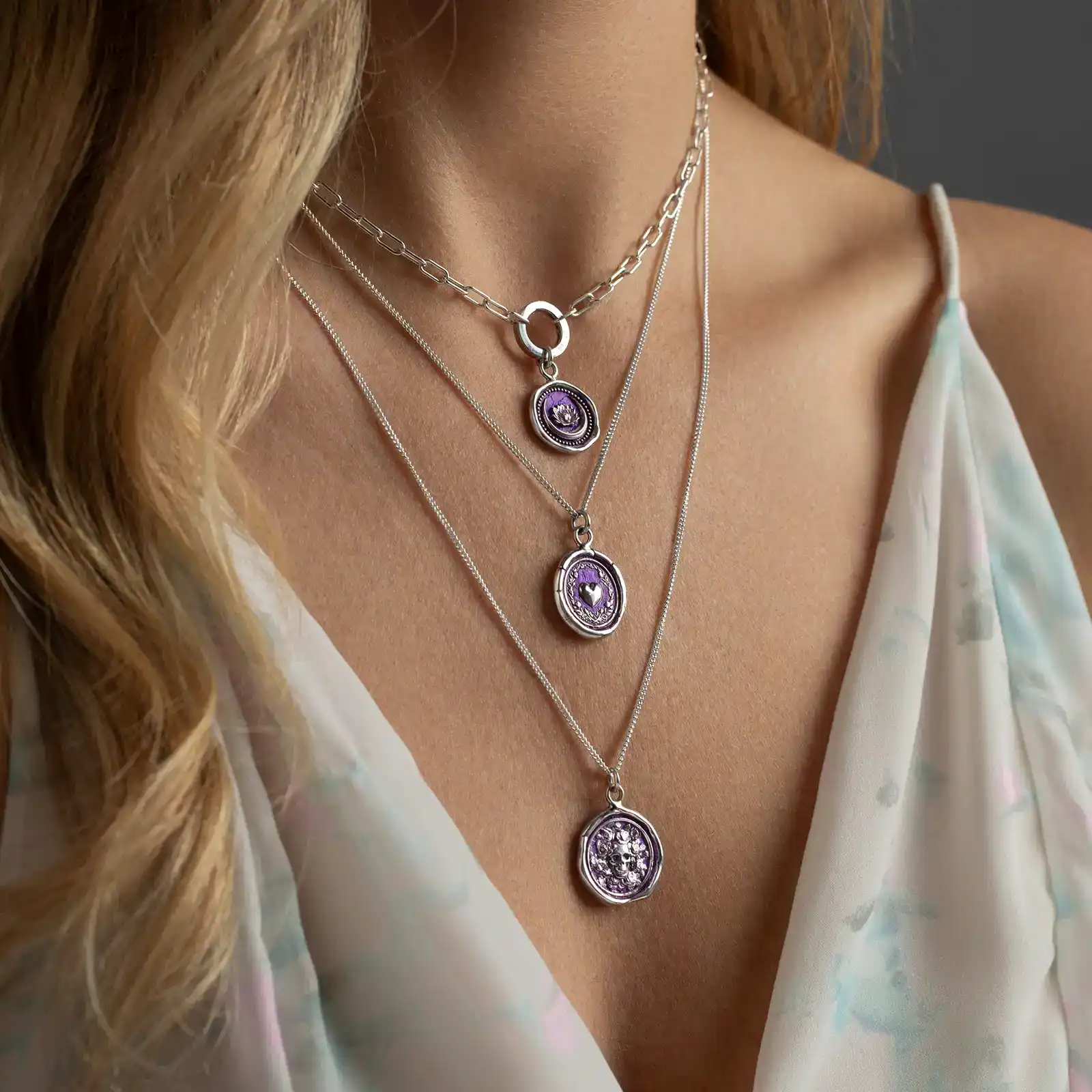 Lotus Flower Talisman - Mystic Violet - Image 3