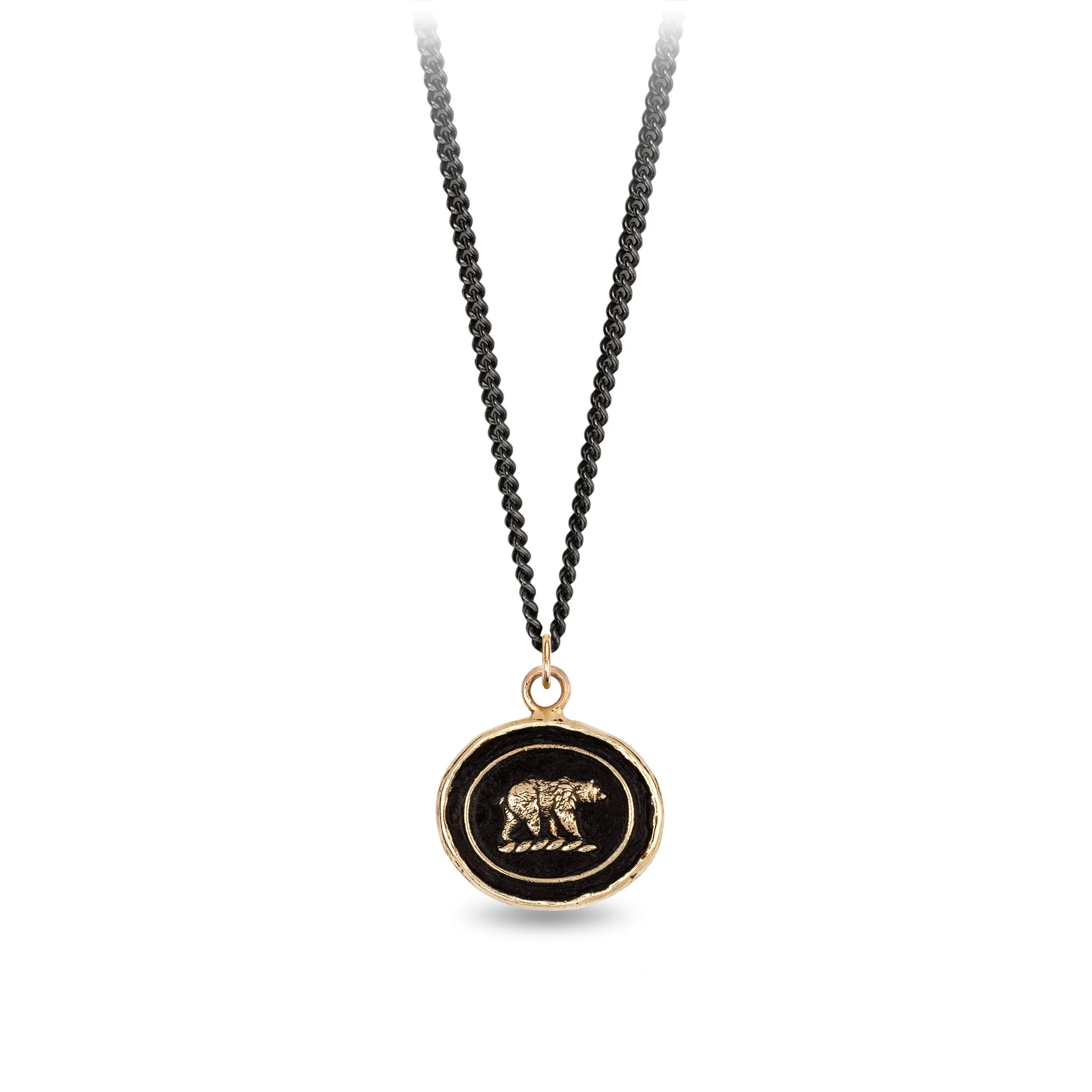 Mother Bear 14K Gold Talisman - Image 3