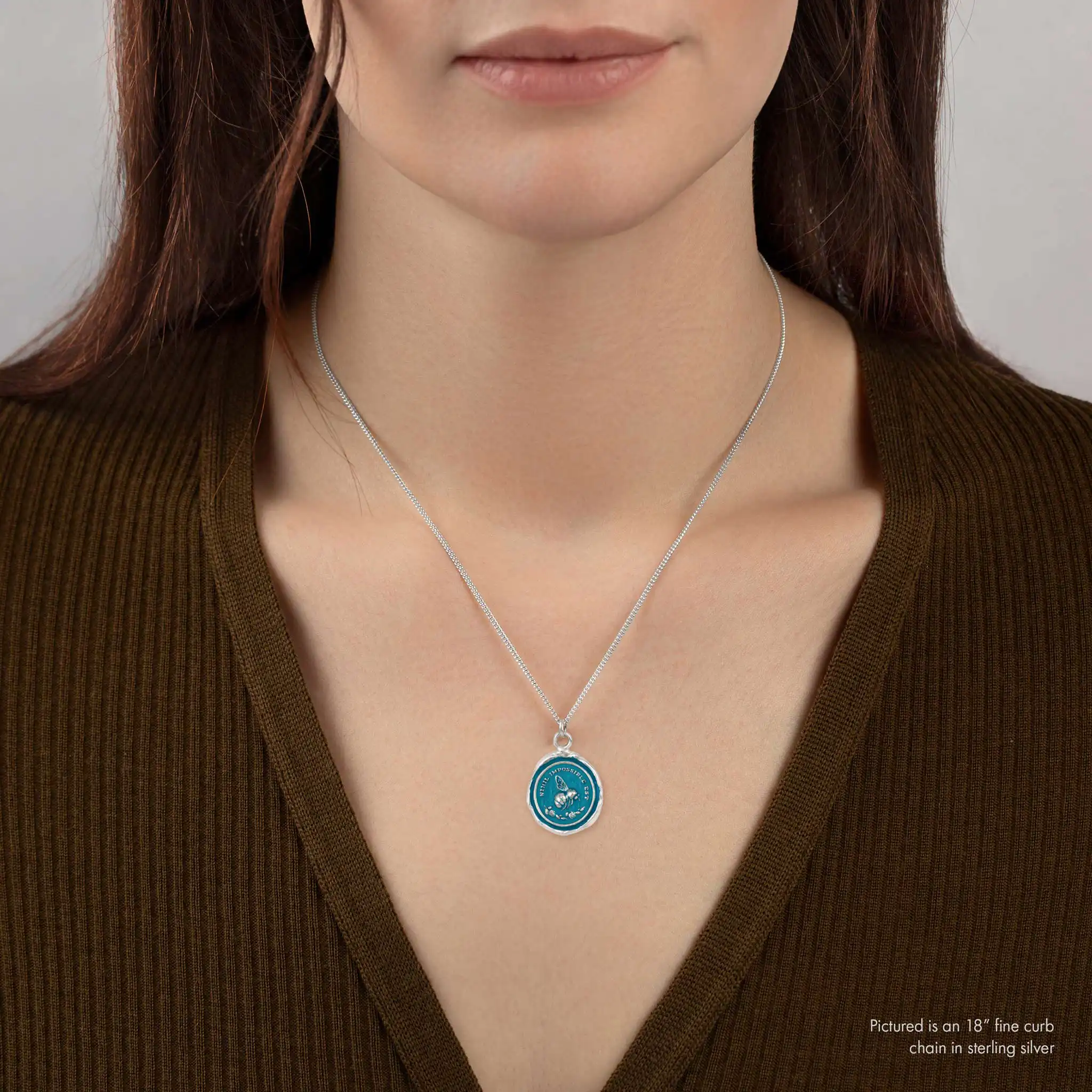 Nothing is Impossible Talisman - Capri Blue - Image 3