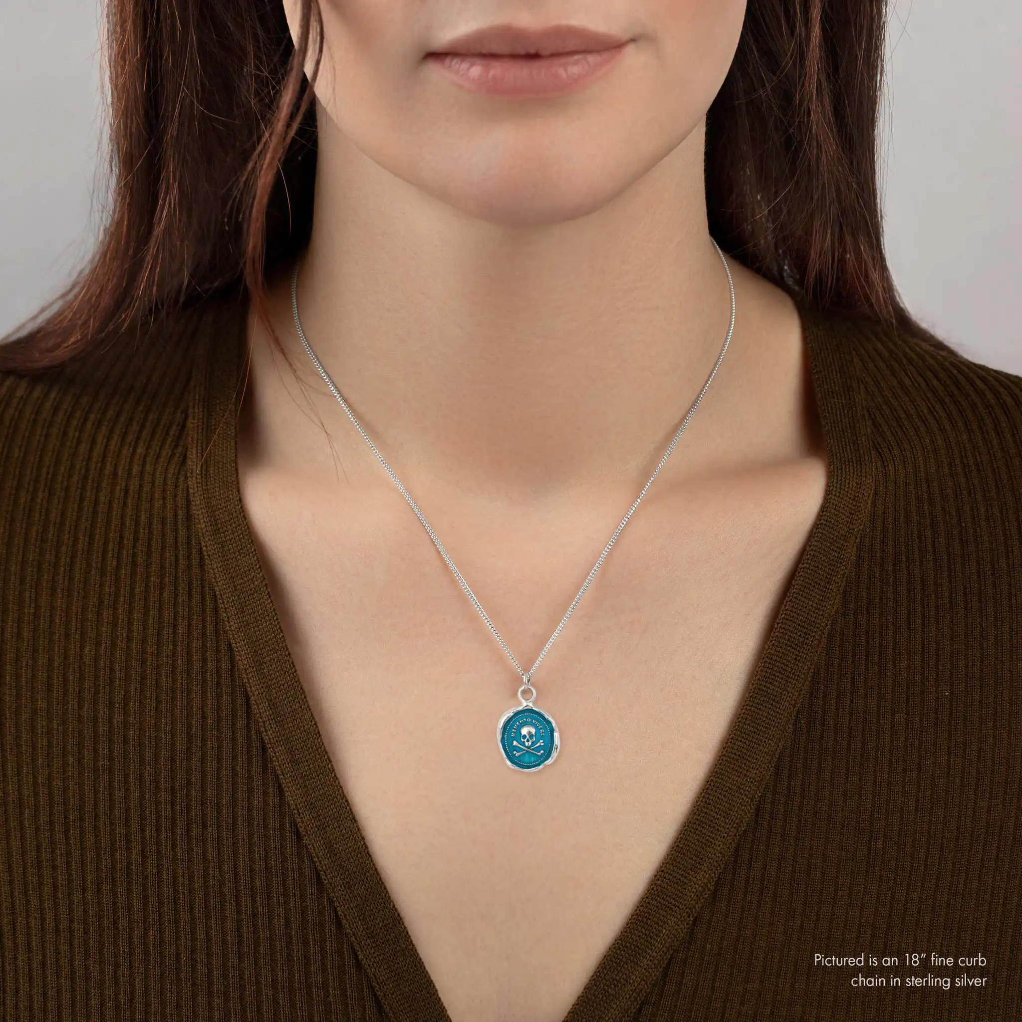 Remember to Live Talisman - Capri Blue - Image 3