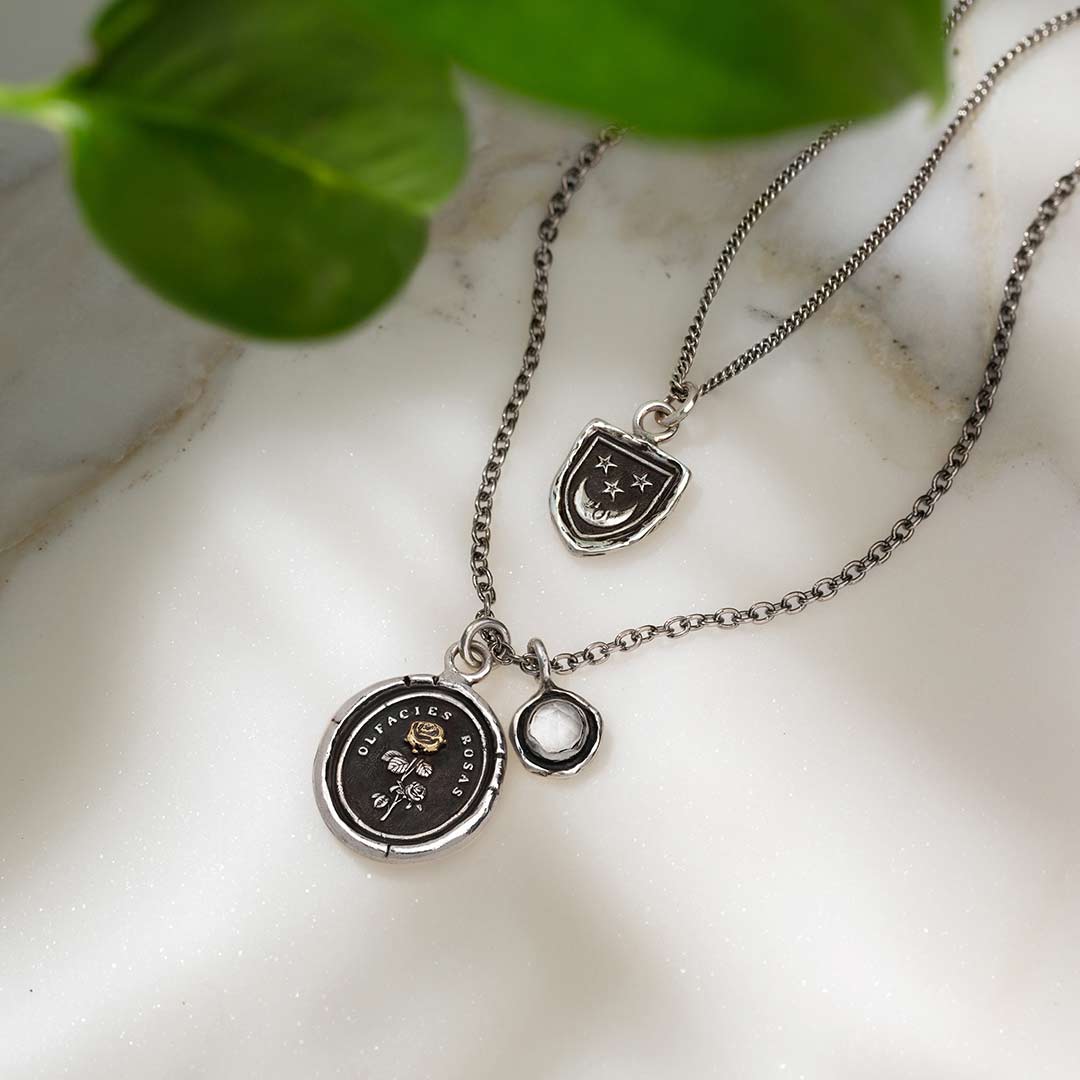 Slow Down 14K Gold on Silver Talisman - Image 3