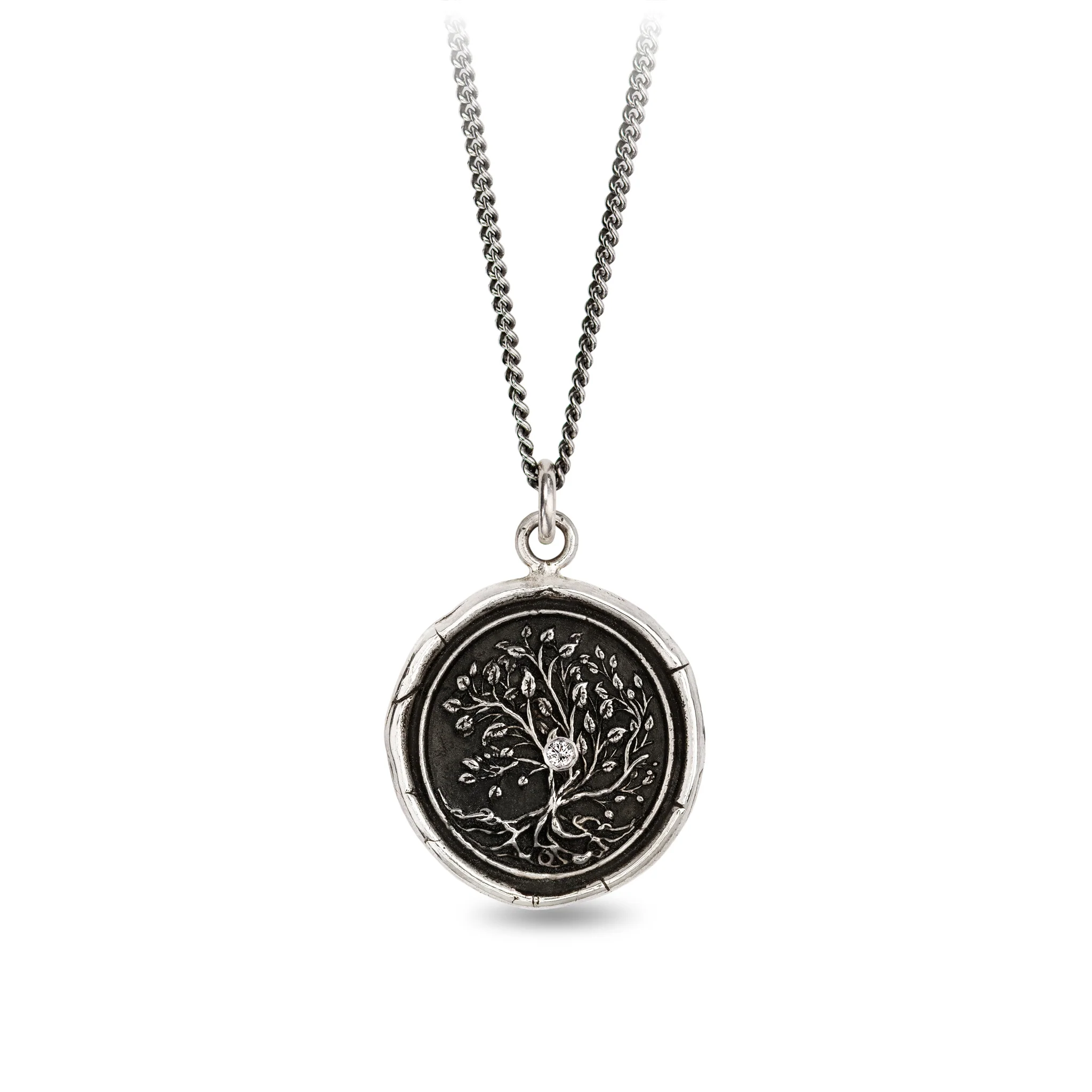 Tree of Life Diamond Set Talisman - Image 4