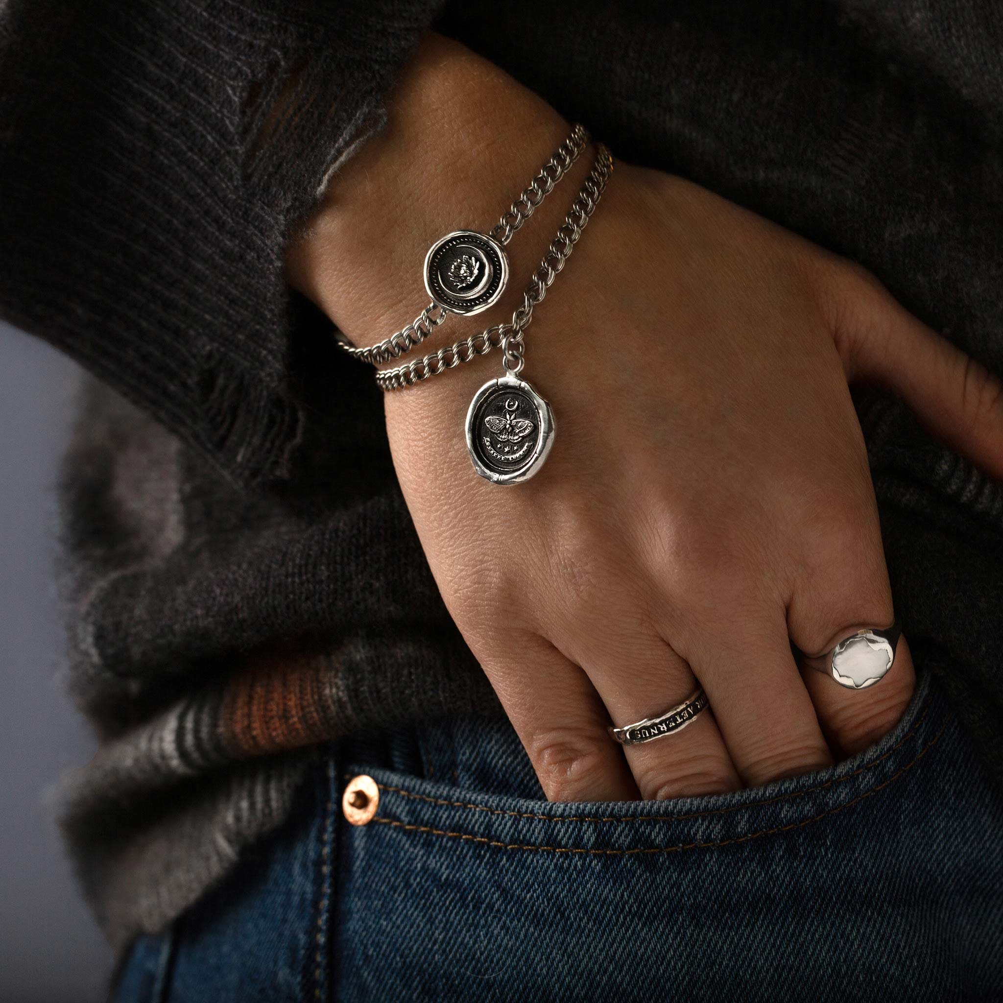 Wave Talisman Chain Bracelet - Image 3